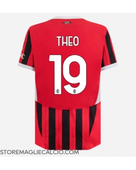 AC Milan Theo Hernandez #19 Maglia Gara Casa Repliche 2024-25